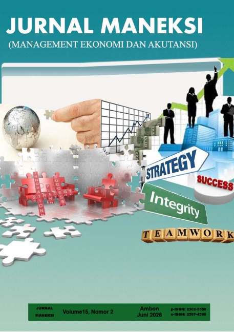 					View Vol. 15 No. 2 (2026): Jurnal Maneksi (Management Ekonomi Dan Akuntansi)
				