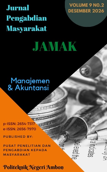 					View Vol. 9 No. 2 (2026): Jurnal Pengabdian Masyarakat JAMAK 
				